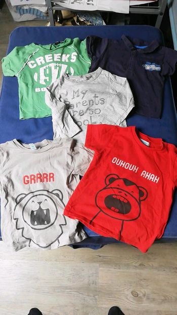 Lot de 5 t-shirts