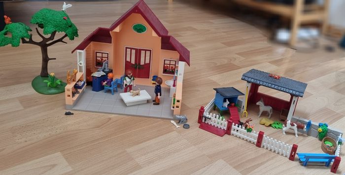 Playmobil - 5529 - Jeu D'imitation - Docteur - Clinique Vétérinaire avec Animaux Et Enclos - photo numéro 2
