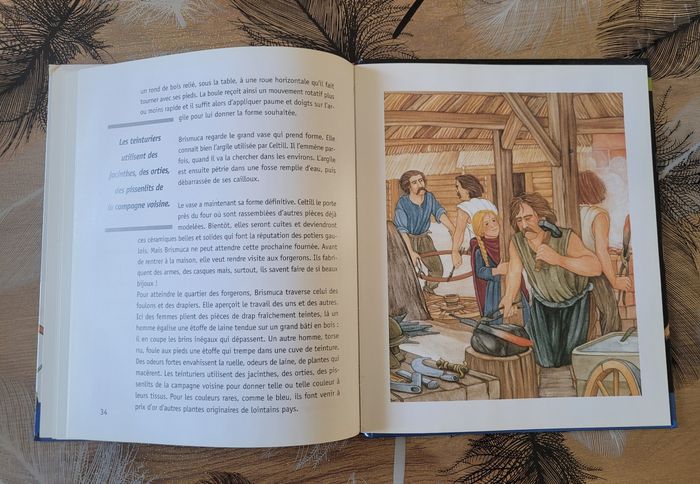 Au temps des gaulois Françoise Lebrun, Ginette Hoffmann (Illustrations) - photo numéro 6