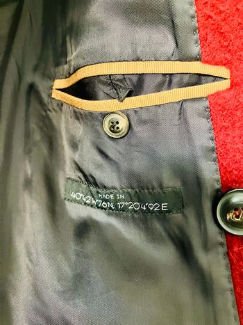 Veste en laine homme