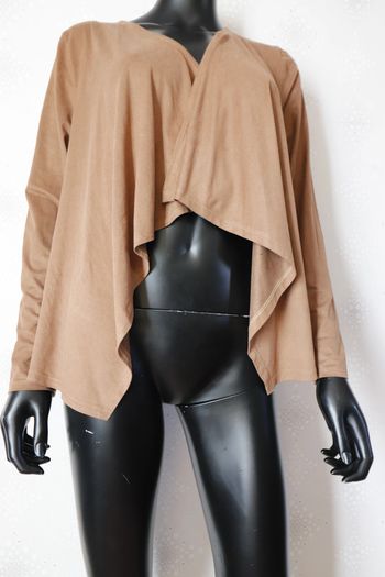 D1608 - gilet suedine taille M