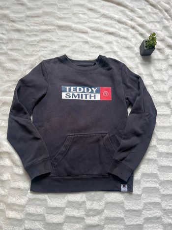 Pull Teddy Smith bleu marine 12 ans