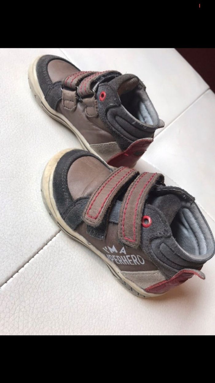 Bottines garçon à scratch 21