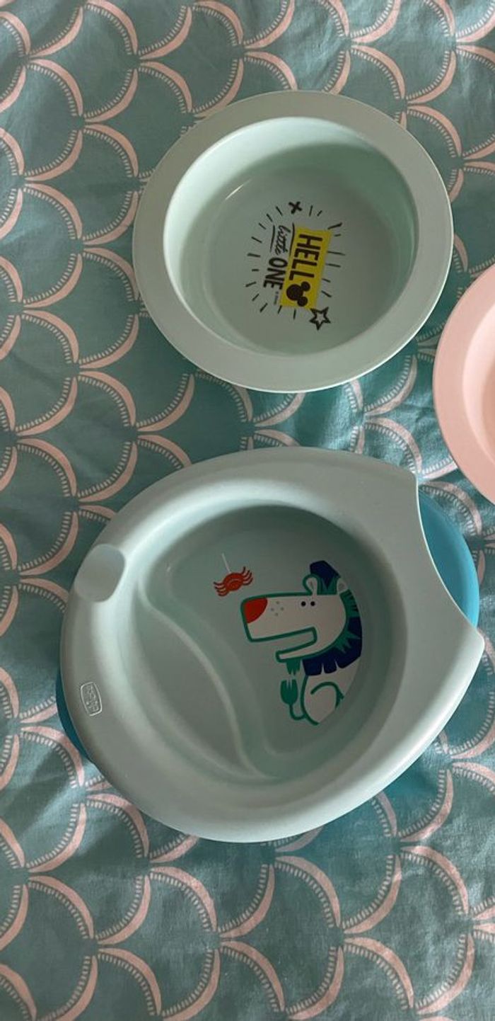 Lot assiettes bébé - photo numéro 3