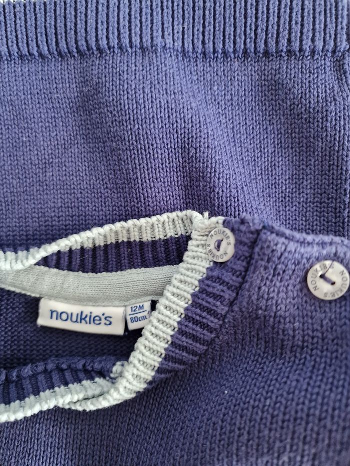 Noukie's - Pull en tricot, manches longues, col V (12 mois) - photo numéro 5