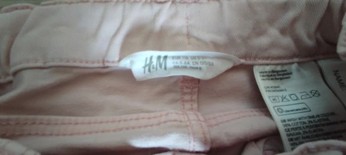Short en jean rose pâle h&m - photo numéro 2