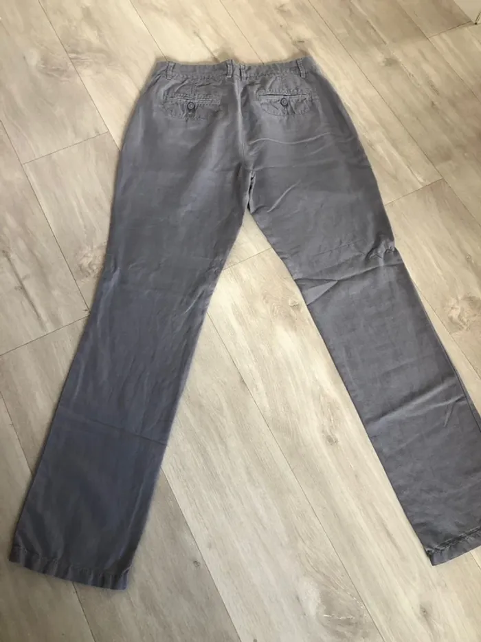 Pantalon droit gris - photo numéro 3