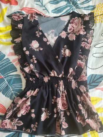 Tunique fleurs