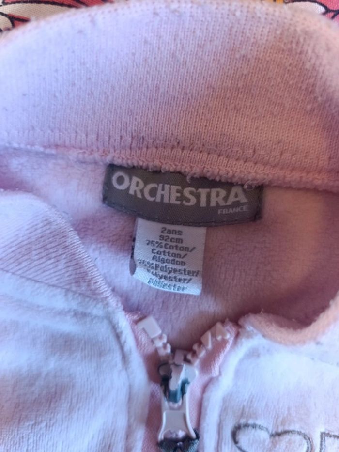 Gilet rose clair taille 2 ans de la marque orchestra - photo numéro 4