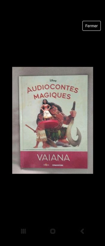 Numėro38 audioconte Magique Altaya disney deagostini livre+figurine audio conte compte