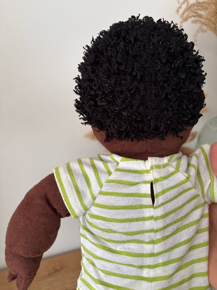 Poupée poupon de chiffon IKEA afro - photo numéro 9