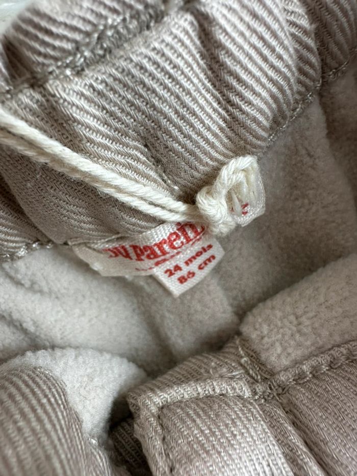Pantalon beige du pareil au même taille 24 mois - photo numéro 4