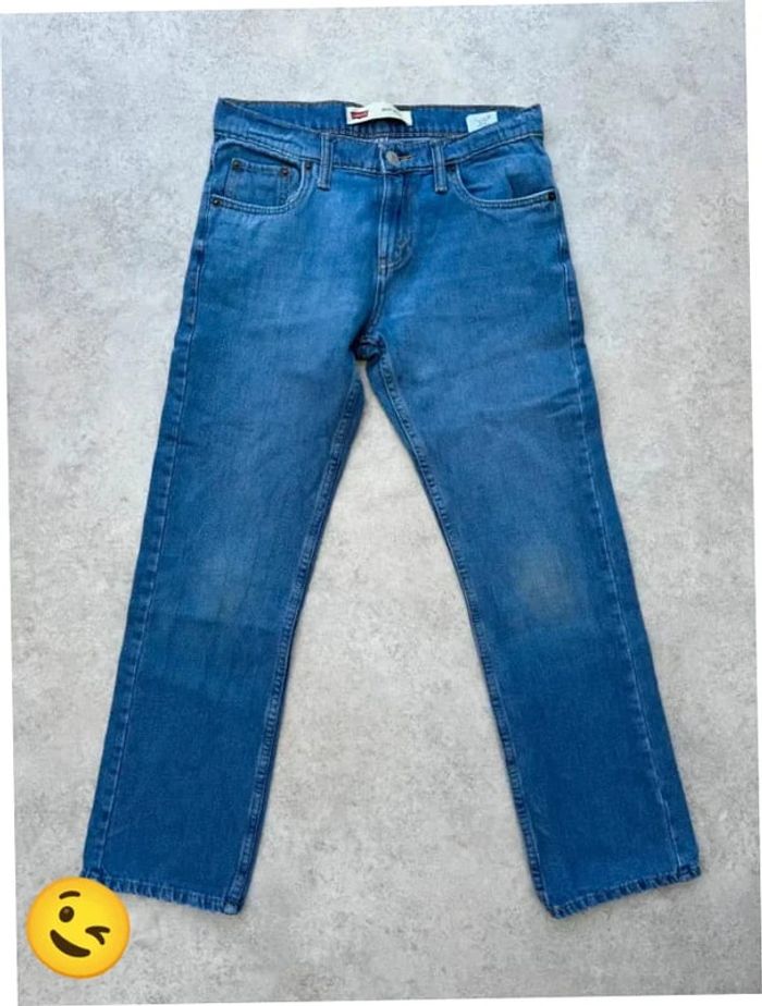 Jeans Levi's 511 W28 FR38 L28 coupe droite bleu Femme women pan590b - photo numéro 3
