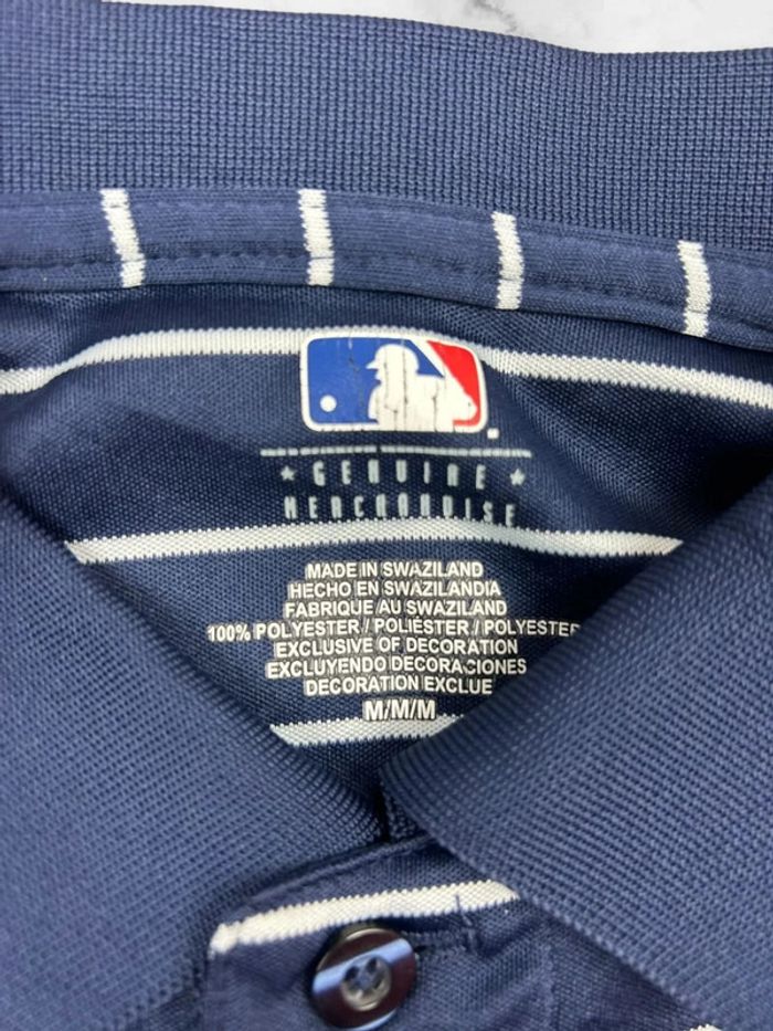 Polo MLB Minnesota Twins rayé bleu marine – Taille M - photo numéro 7