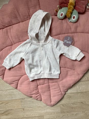 Gilet à capuche à zip