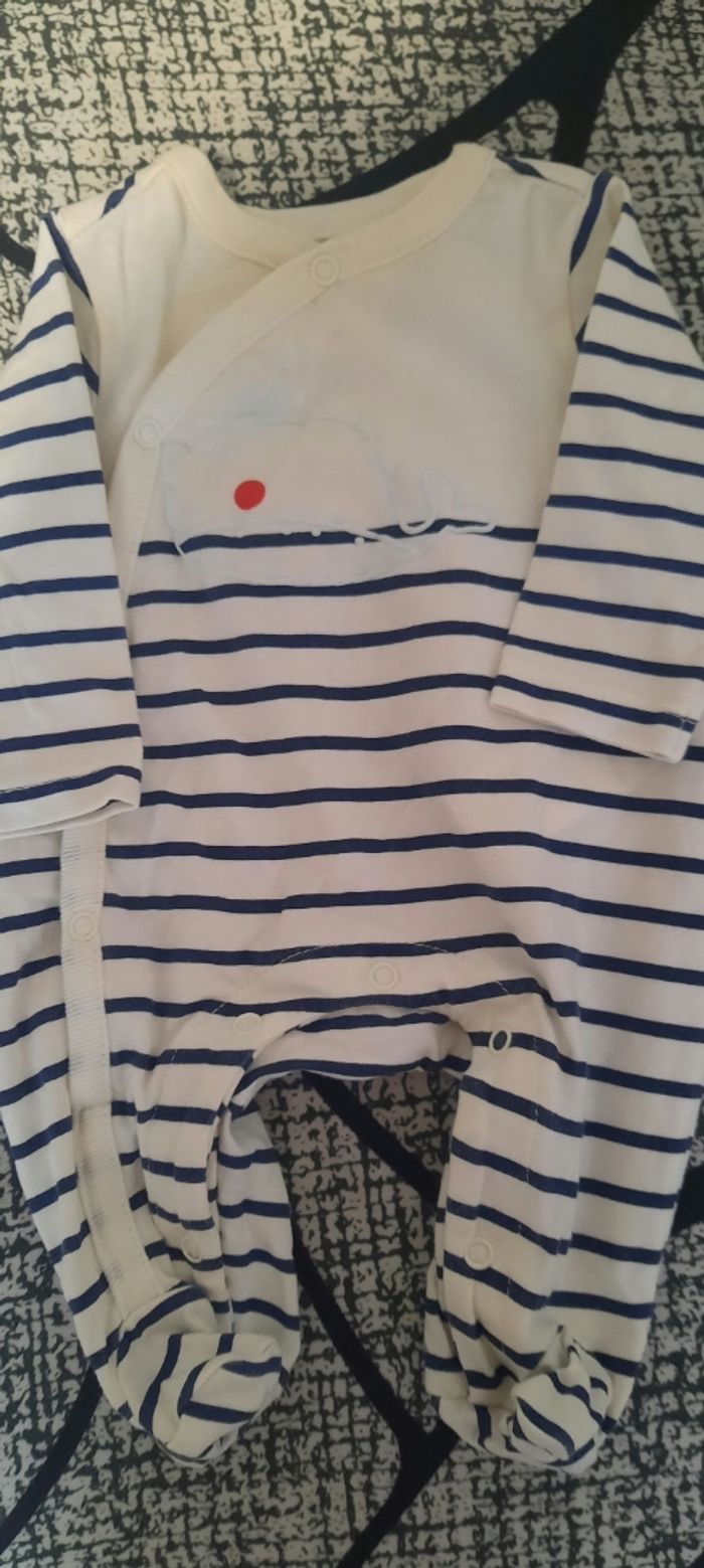 Pyjamas coton bébé naissance + 5 bodys