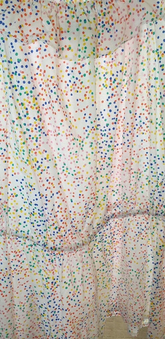 Neuve tres jolie robe multicolor 10/12 ans maison jean Bourget - photo numéro 4