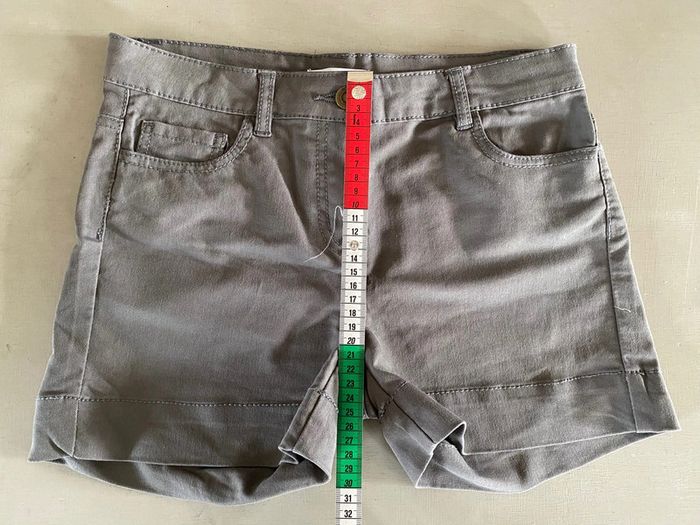 Short La Halle gris taille 34 - photo numéro 9