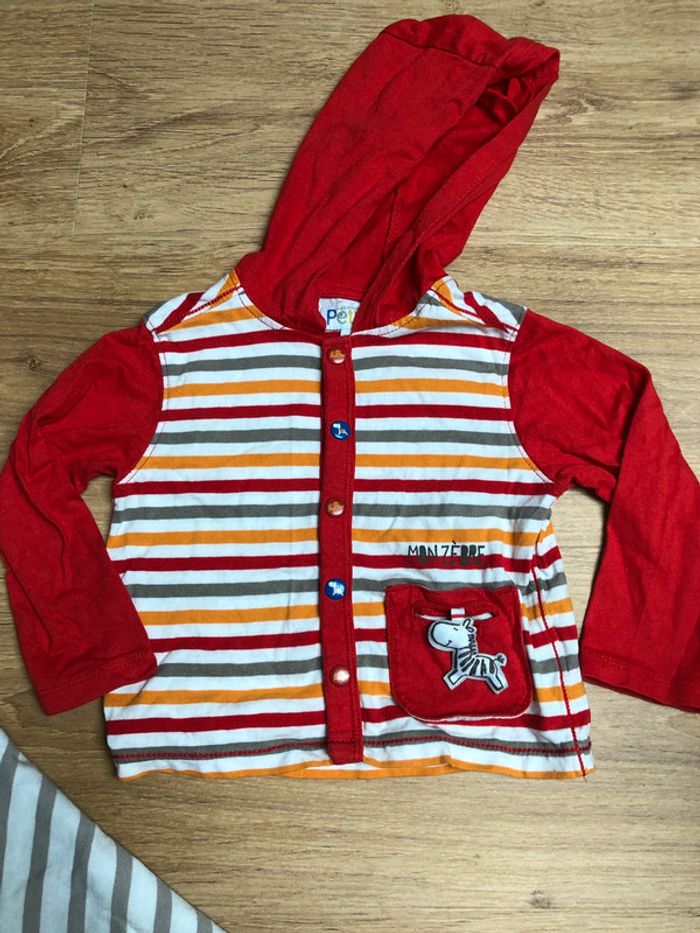 Ensemble tee shirt gilet 18M - photo numéro 3
