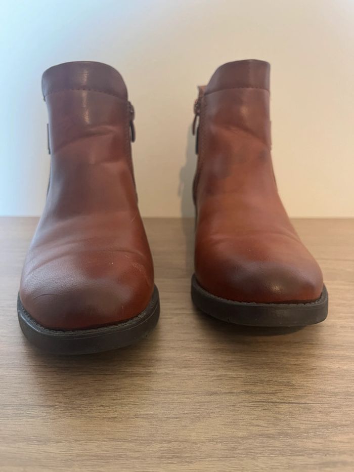 🟤 Boots marron effet vieilli – Super Mode - Pointure 36 - photo numéro 2
