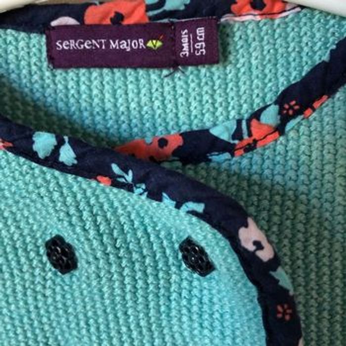 Beau gilet vert 3 mois Sergent-major - photo numéro 4