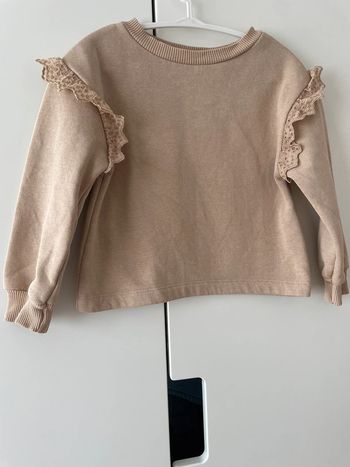Lot 2 sweat neuf blanc et beige Kiabi 3 ans