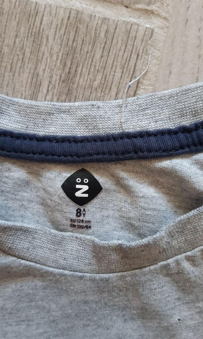 2 t-shirts 8 ans manches longues - photo numéro 5