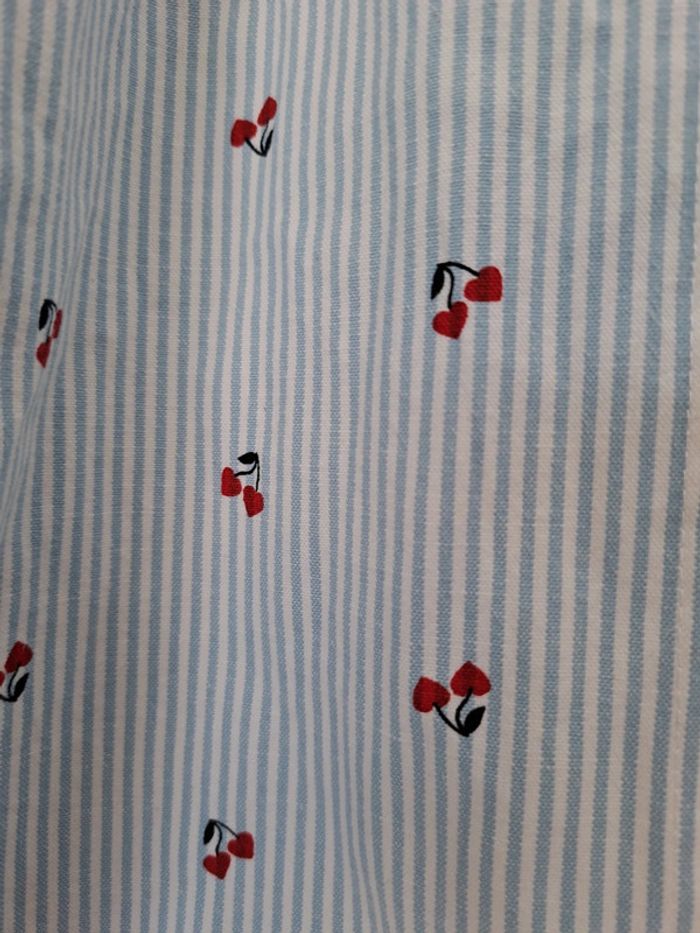 Jupe rayé blanc et bleu Lili Marelle - photo numéro 4