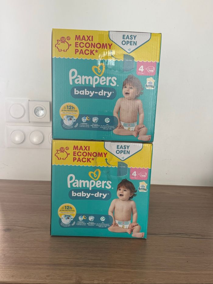 Ccouches Pampers baby dry taille 4 - photo numéro 2