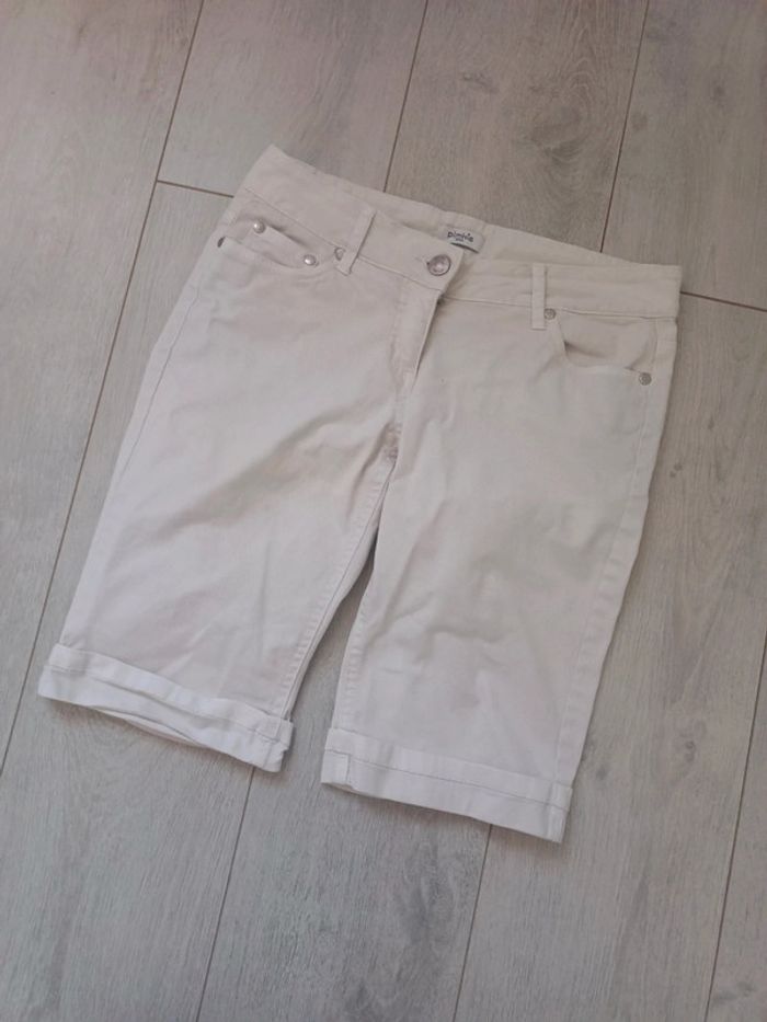 Bermuda blanc Pimkie 36