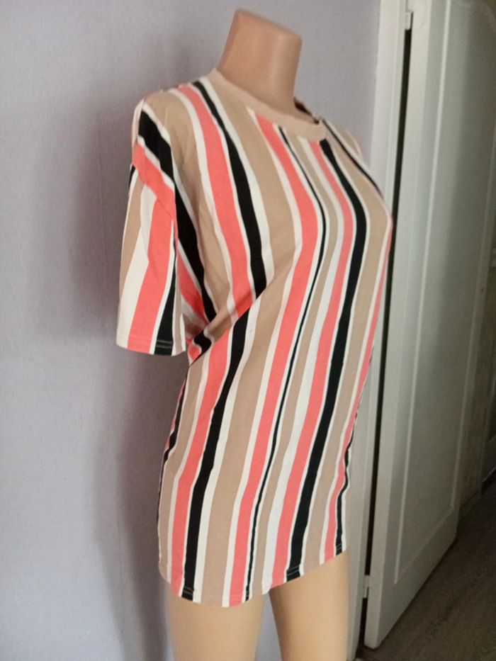 T-shirt épais tricolore - photo numéro 2