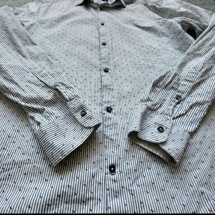 Chemise à motifs Kiabi slim fit – Taille L 41/42 – Manches longues –  Élégante et moderne - photo numéro 6