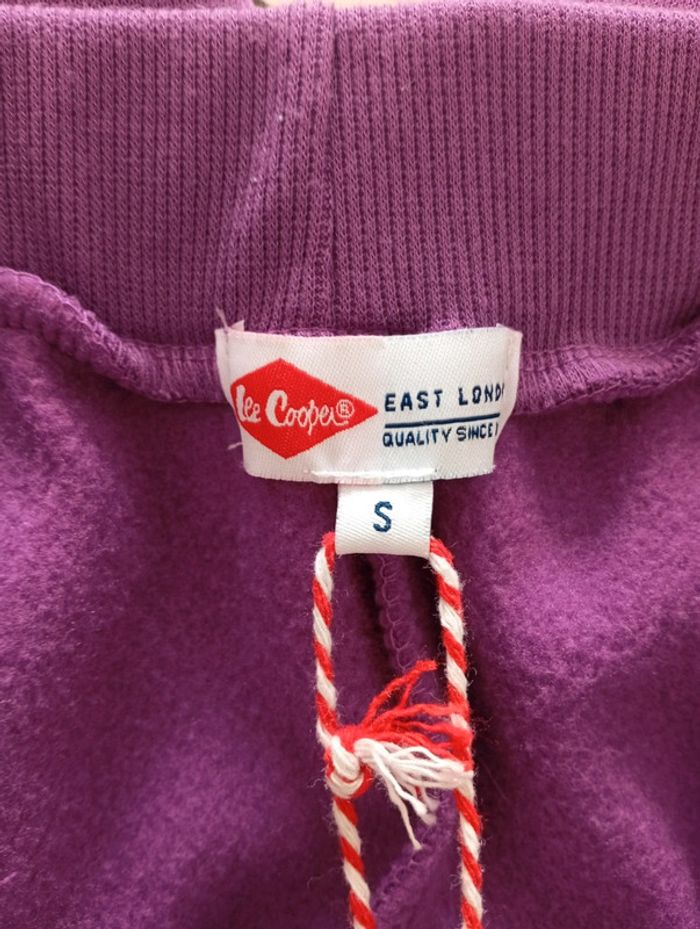 Jogging violet neuf Lee Cooper taille S - photo numéro 3