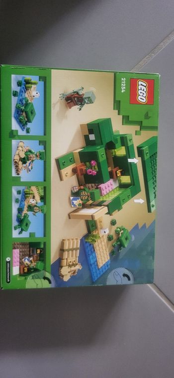 Lego minecraft tortue maison