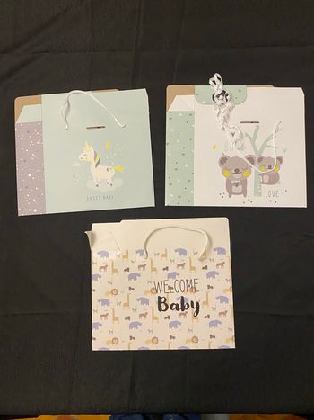 Lot de 3 boîtes cadeaux naissance