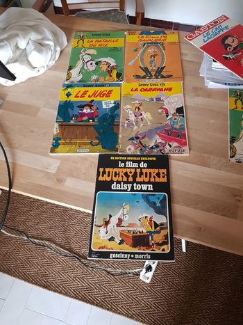 Lot de 5 bd vintage Lucky Luke