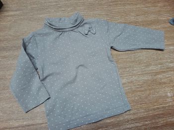 Lot de 4 t-shirts col roulé rose, doré ou gris