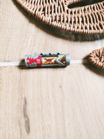 🦕 Power rangers dino charge - Energem-dino chargeur n° 22 rouge Fukuiraptor