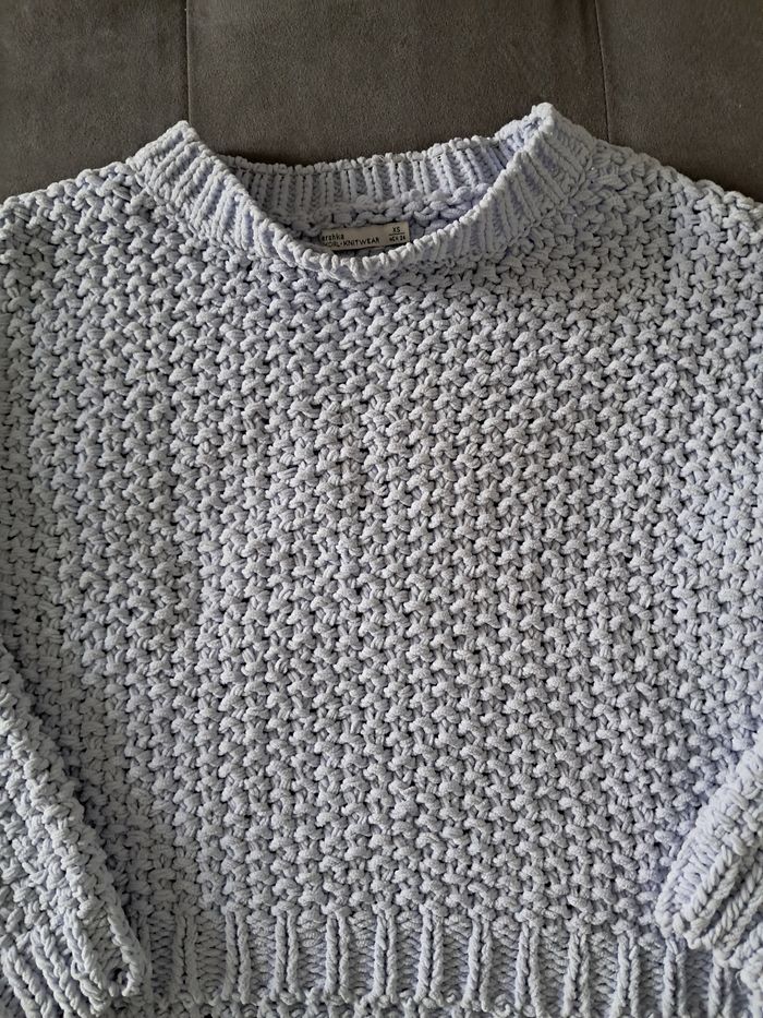 Pull bleu claire - photo numéro 2