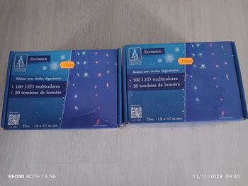 Rideau avec étoiles clignotante