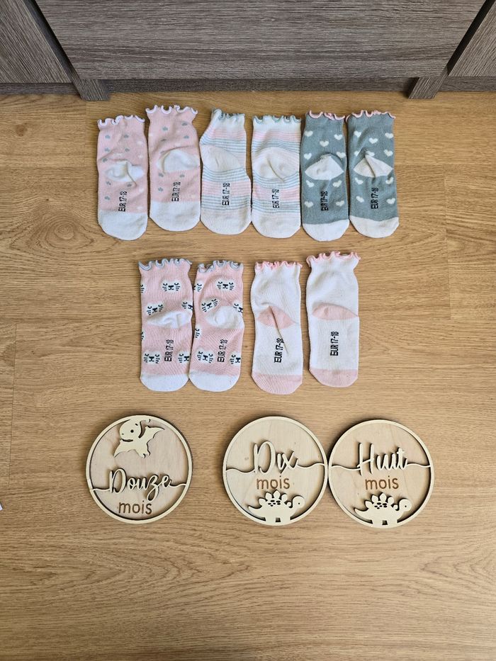 Vêtement Bébé Fille - Chaussettes - Taille 17/18 - photo numéro 4