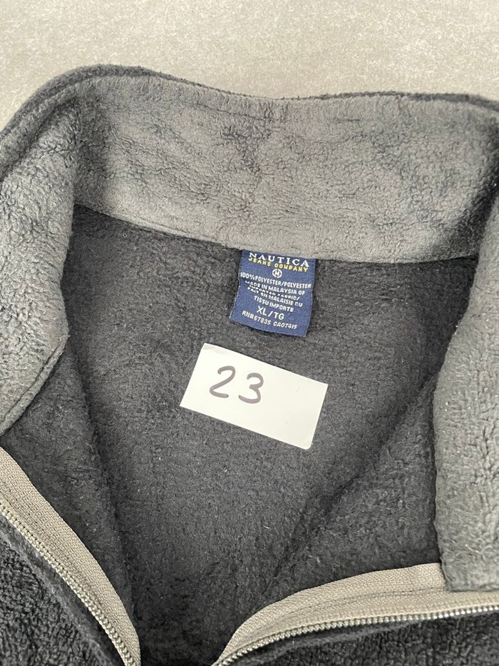 Veste polaire sans manches nautica gris noir taille XL polyester - photo numéro 4