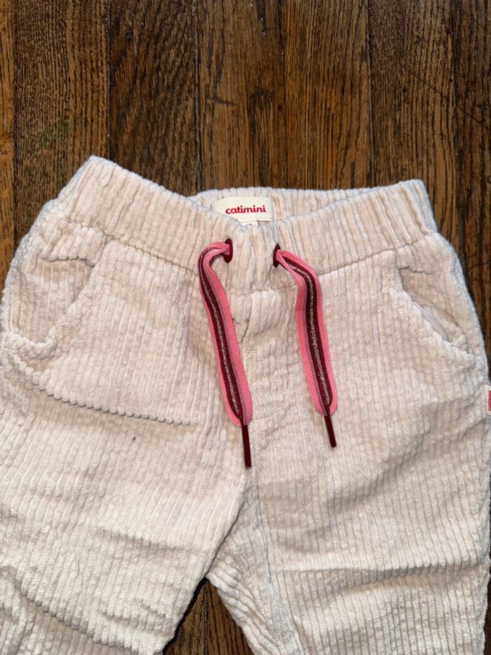 Pantalon velour catimini 12 mois - photo numéro 2