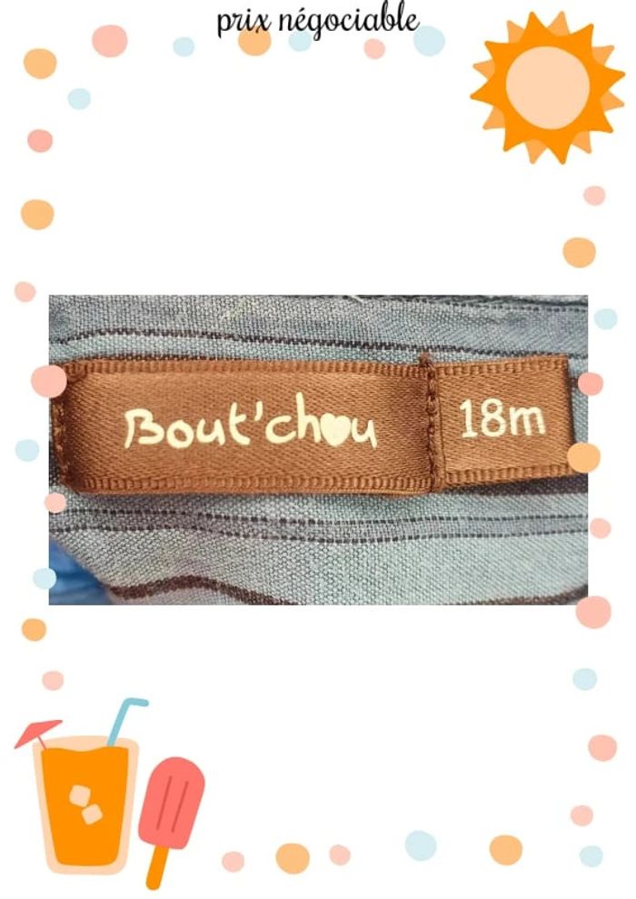 🌈 Chemise "Bout'Chou" 18 mois 🌈 - photo numéro 4