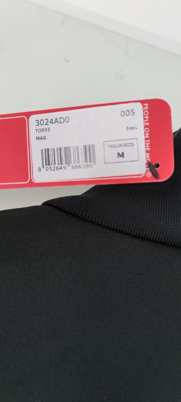 Veste à manches longues pour homme taille M marque kappa couleur noir - photo numéro 3
