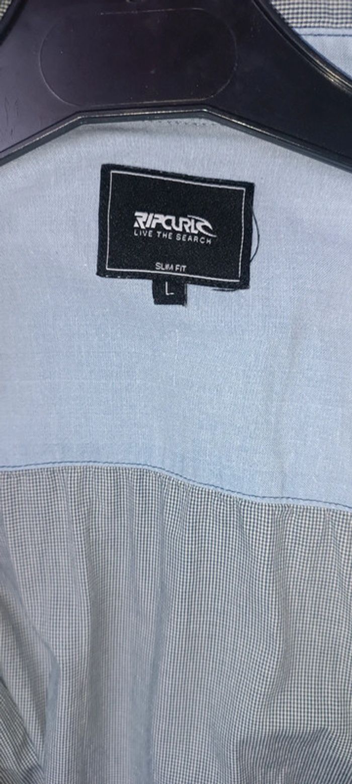 Chemise à carreaux gris Ripcurl - photo numéro 7