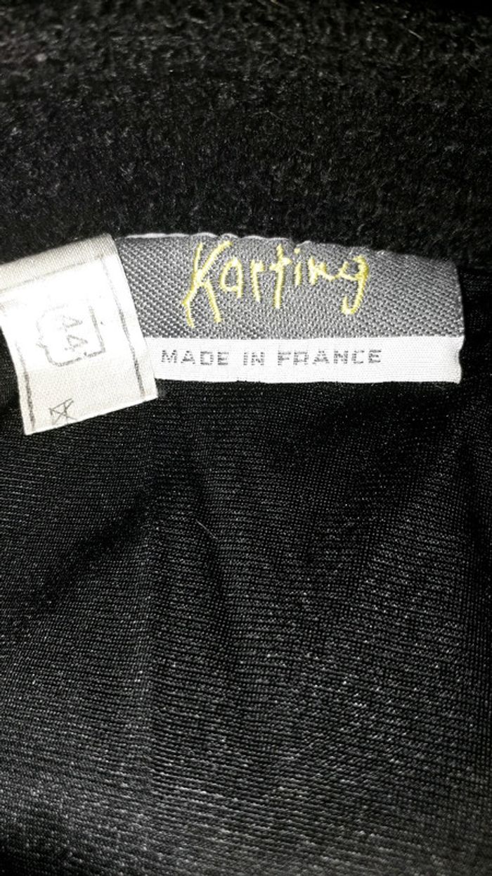 Karting veste noir et détails froufrous taille 44 - photo numéro 5