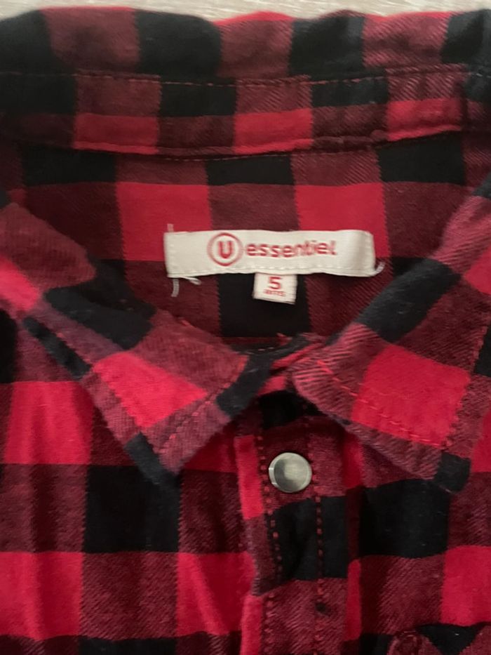 Chemise à Carreaux U essentiel 5 ans - photo numéro 3