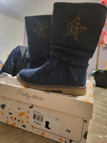 Botte bleu marine - neuf - pointure 26