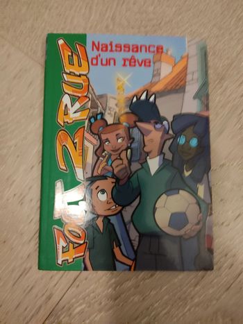 Livre bibliothèque verte Foot 2 rue naissance d'un rêve